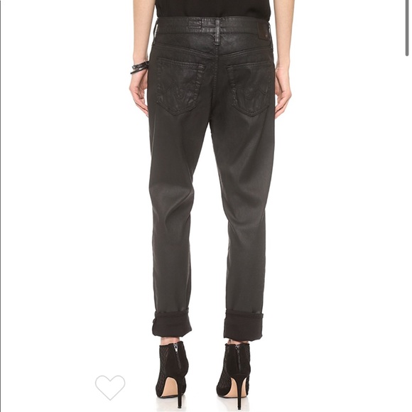 AG The Beau Skinny Slouchy Coated Jeans - Picture 2 of 8